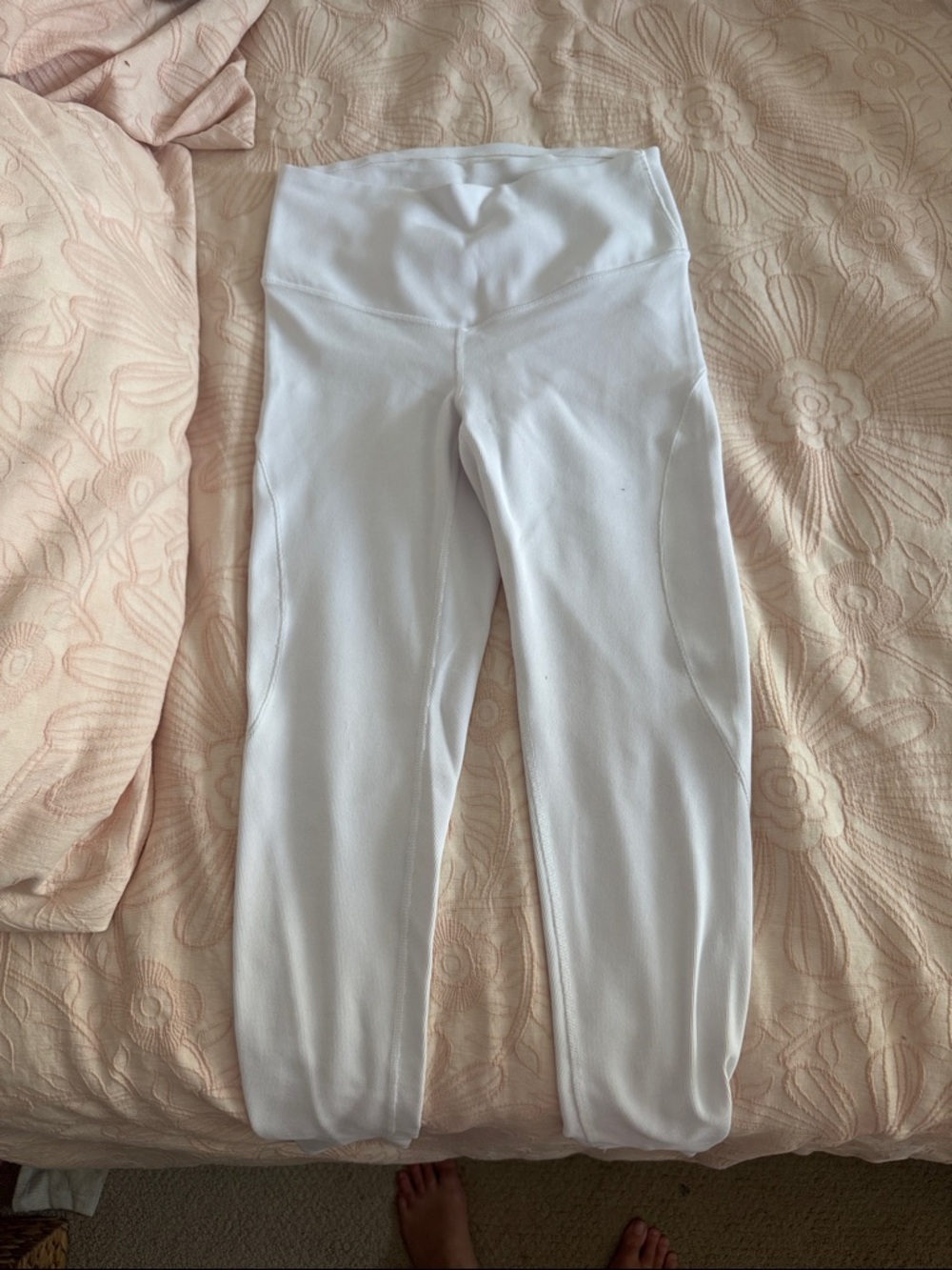 FP Movement by Free People White High-Waist Active Leggings